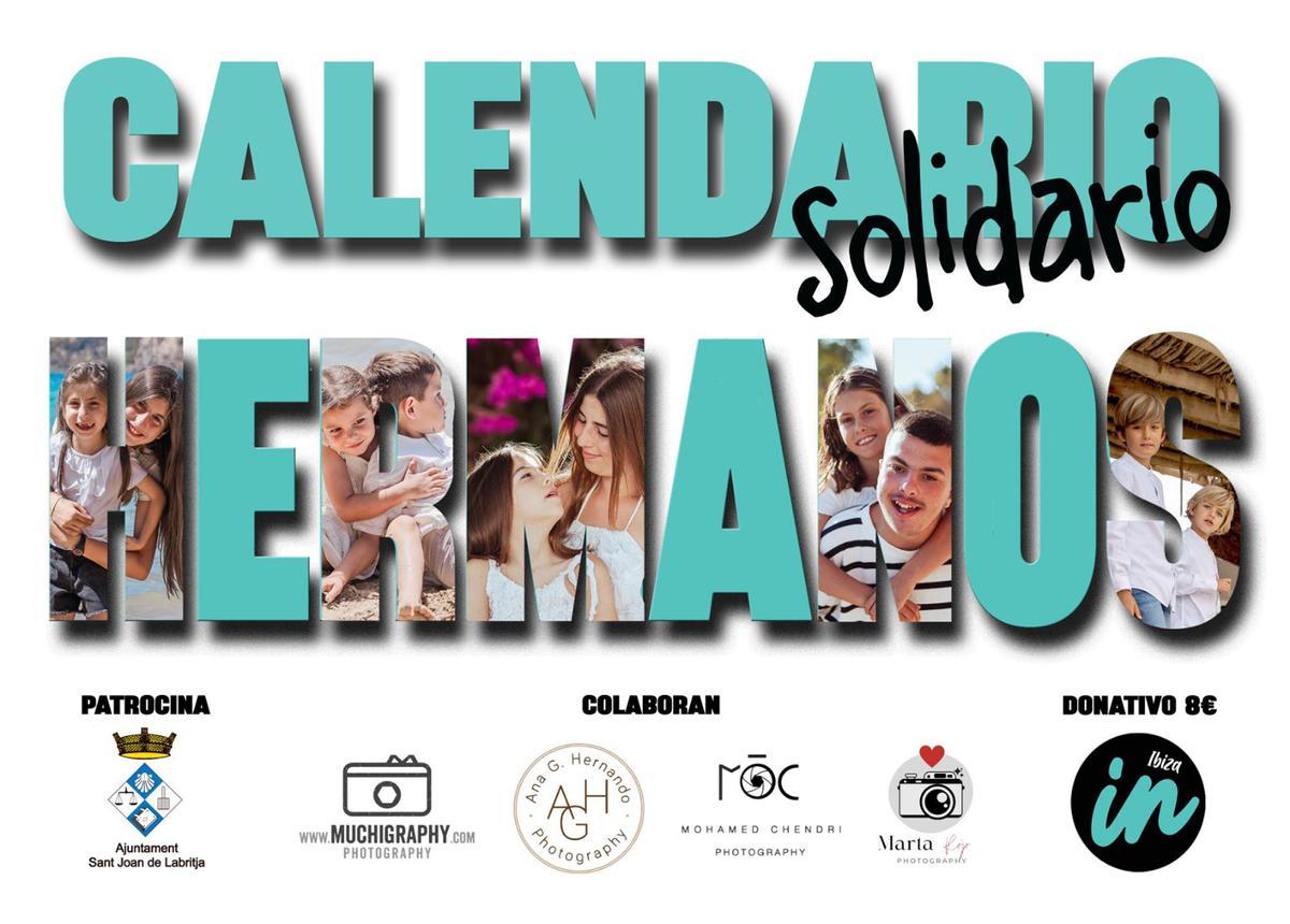 Un calendario benéfico de Ibiza para rendir homenaje a los hermanos de los niños con diversidad funcional