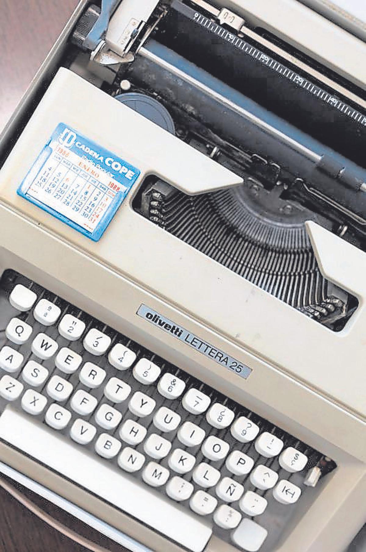 La Olivetti de Joan Serra.