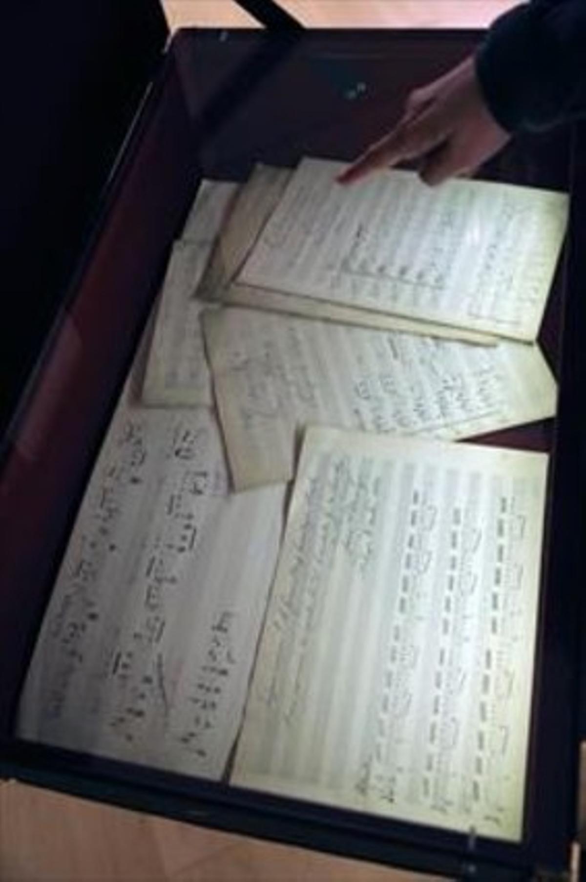 Partitures 8Destacan valuosos manuscrits. Partitures 8Destacan valuosos manuscrits.