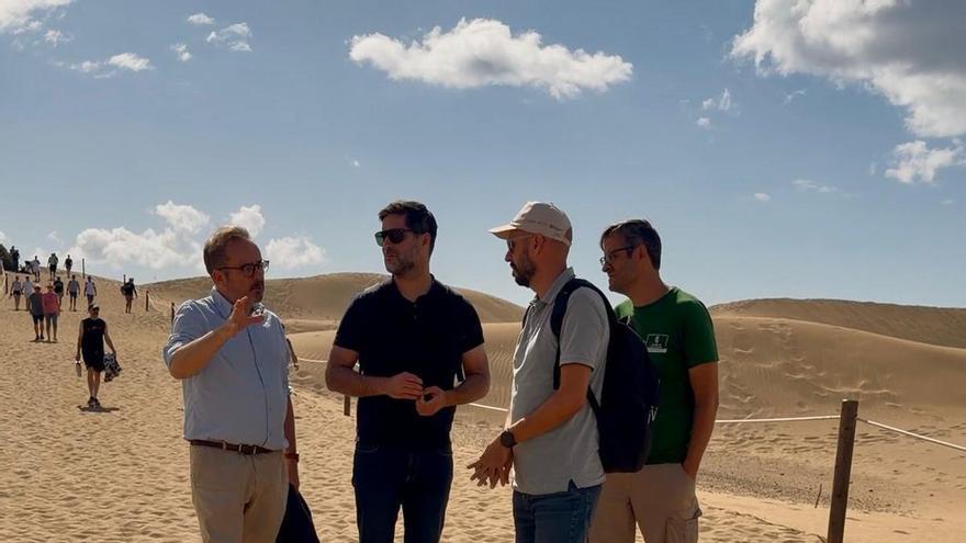 Más seguridad en las Dunas de Maspalomas: así serán los «ojos digitales» para medir la afluencia de visitantes