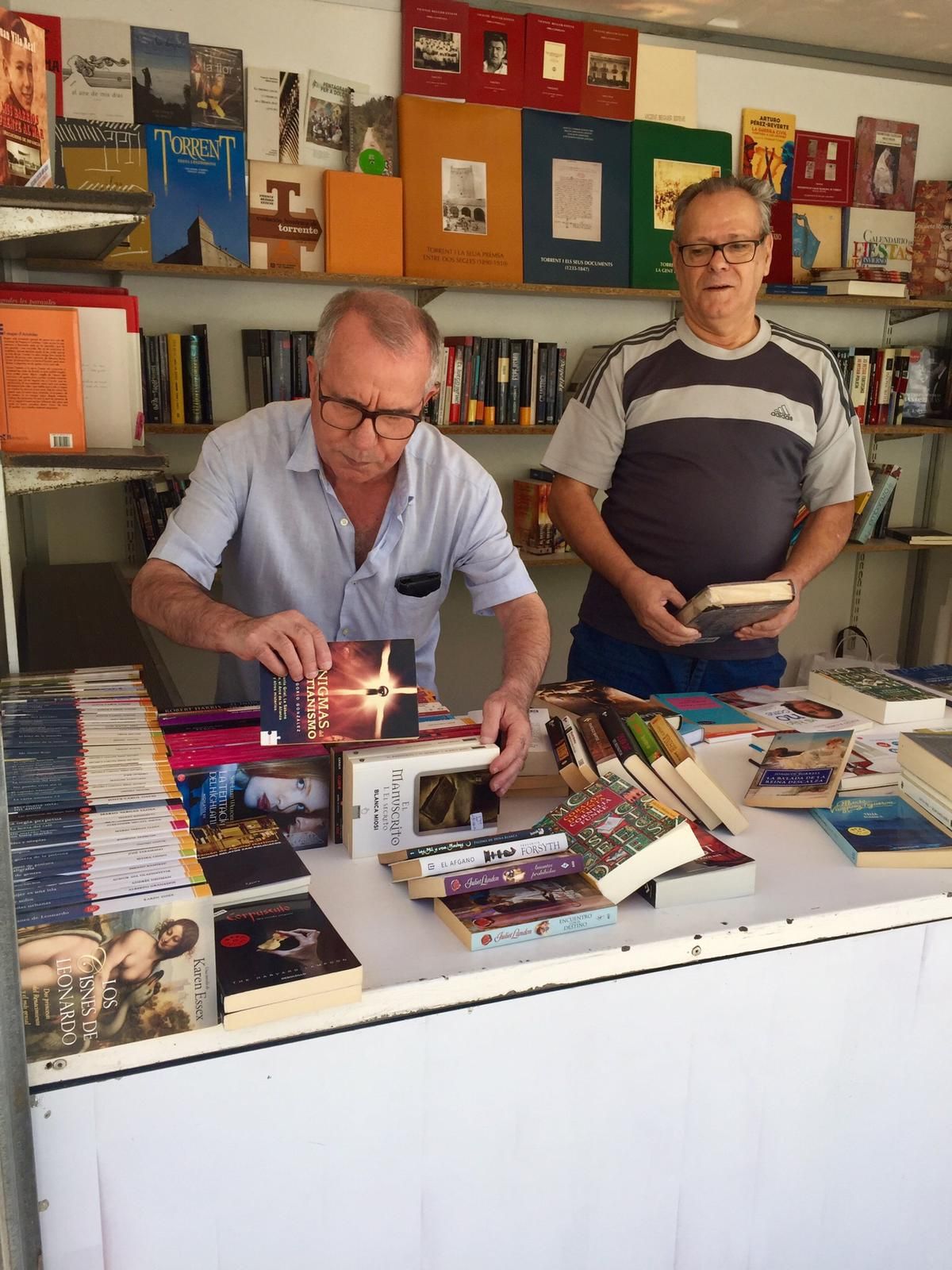 Una de las casetas que expone en la feria.