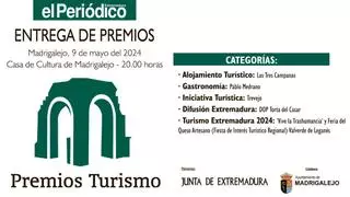Sigue la entrega de los VIII Premios Turismo de El Periódico Extremadura