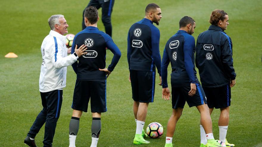 Francia se prepara para el amistoso con 'La Roja'