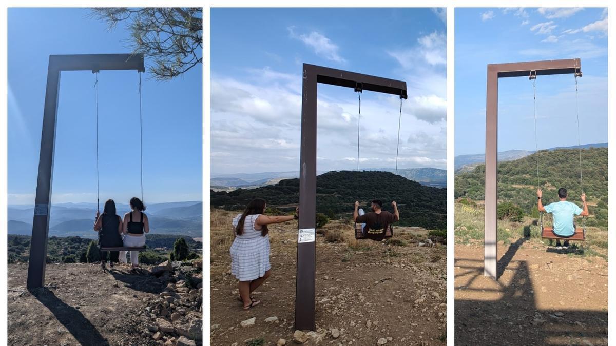 Vídeo: Así es el columpio panorámico de Culla, uno de los ocho instalados en l'Alt Maestrat