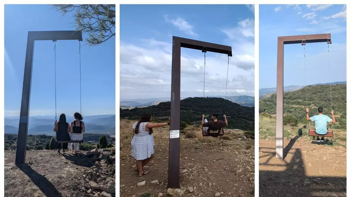 La nueva ruta para descubrir paisajes espectaculares del interior de Castellón: ocho miradores con columpios entre montañas, barrancos y bosques