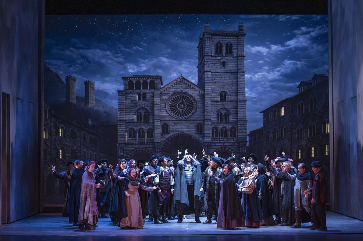 Ensayo general de Simón Boccanegra, tercer título de la 59º temporada de ópera de Las Palmas de Gran Canaria
