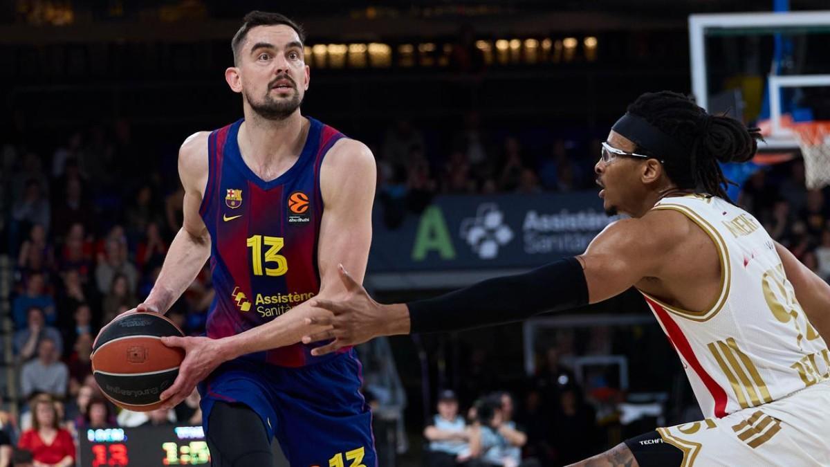 Tomas Satoransky, en el partido de Euroliga ante el Estrella Roja
