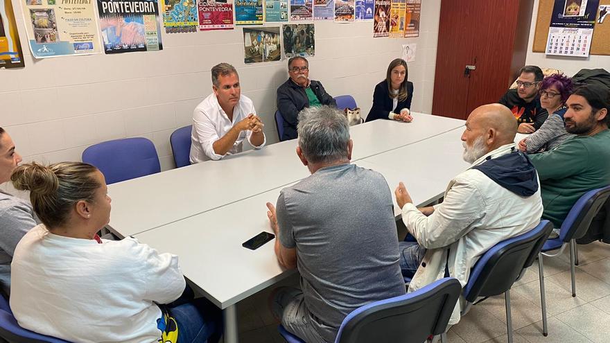 El PP traslada a Monte Porreiro su rechazo a limitar el tráfico en la avenida de Buenos Aires