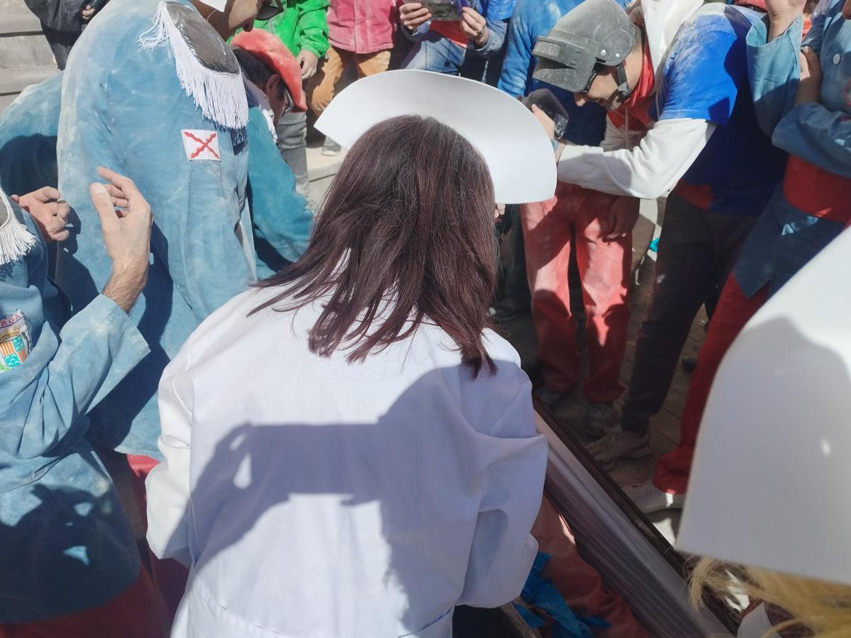 Les millors imatges de la guerra de la farina de Berga