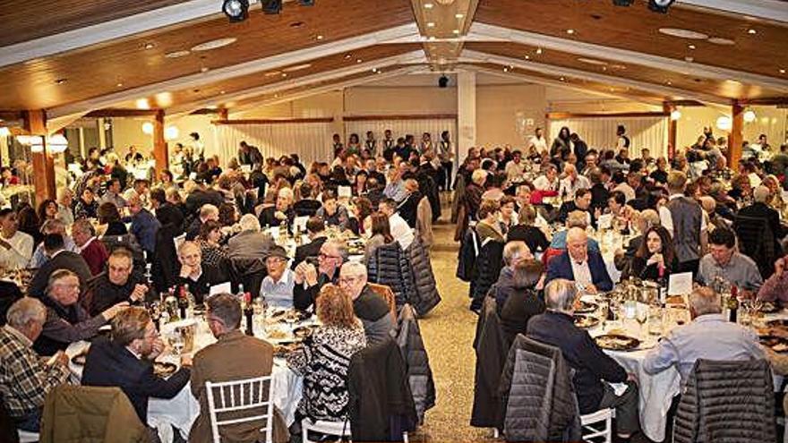 El sopar del centenari celebrat dissabte va reunir més de 340 comensals.