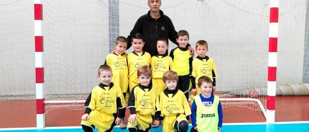 El equipo minibenjamín.