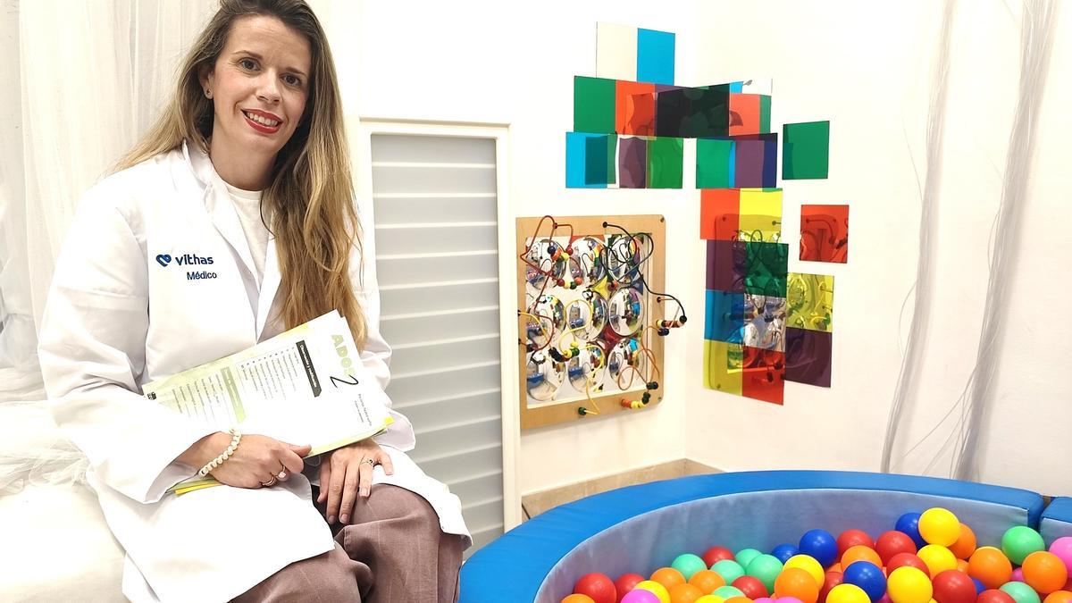 Dra. Marina Romero en las instalaciones de la Unidad de Salud Mental Infantil, Neurodesarrollo y Atención Temprana (USMIN-AT) de Vithas Málaga