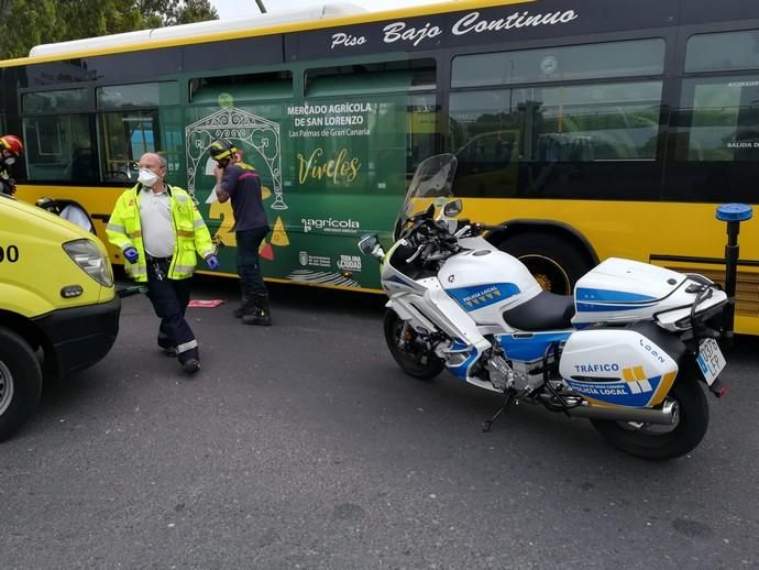 Muere una mujer atropellada por una guagua en Las Palmas de Gran Canaria