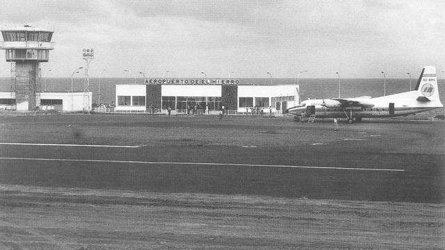 Imagen antigua del Aeropuerto de El Hierro