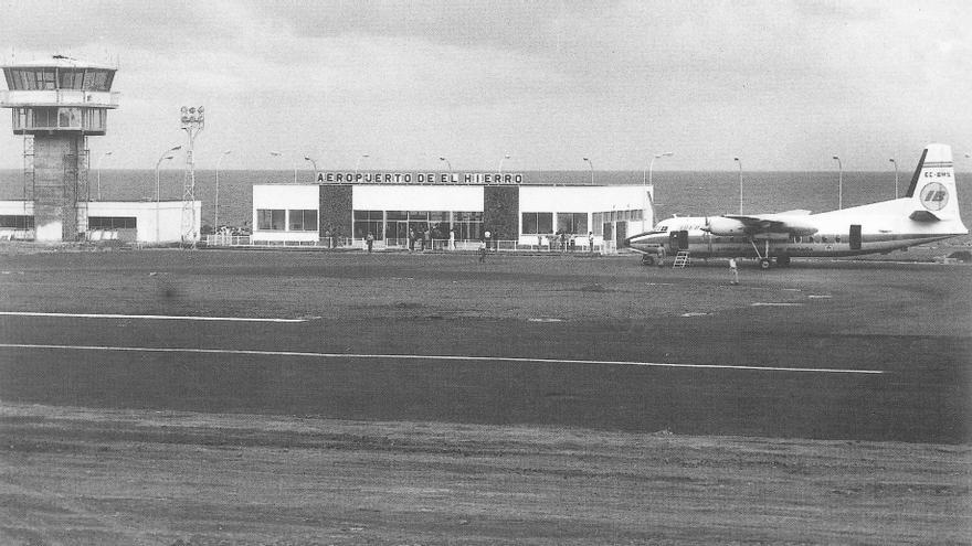 Imagen antigua del Aeropuerto de El Hierro