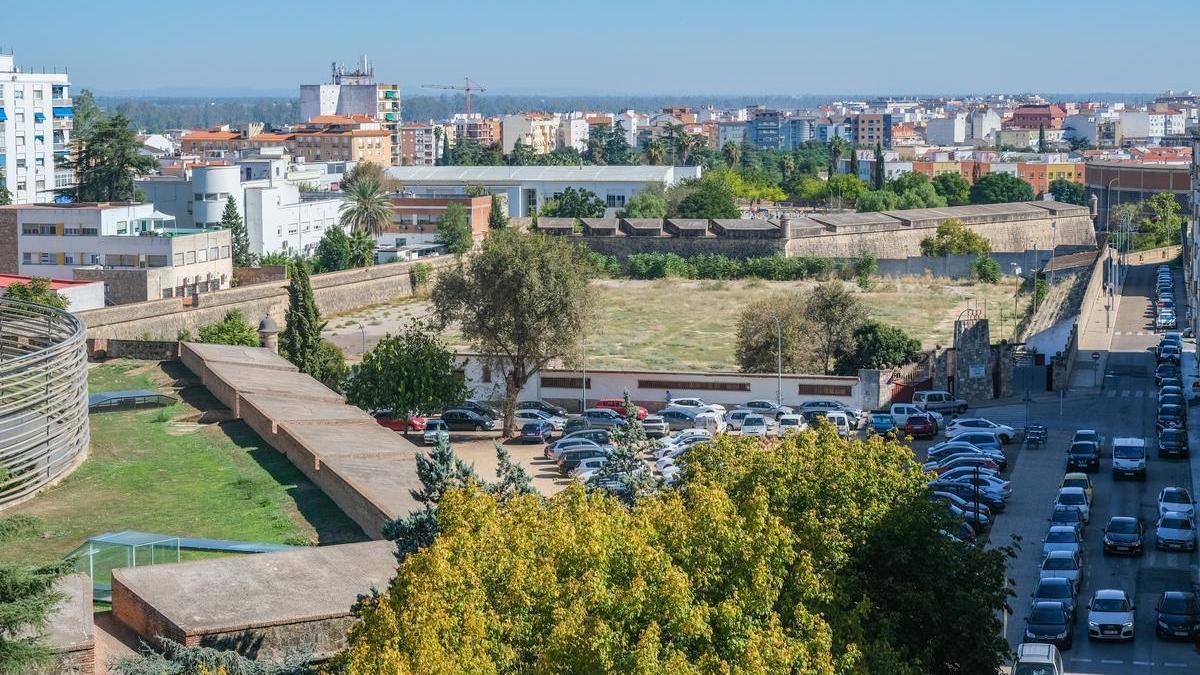 Entorno de la calle Stadium donde se construirá el corredor verde, visto desde arriba.