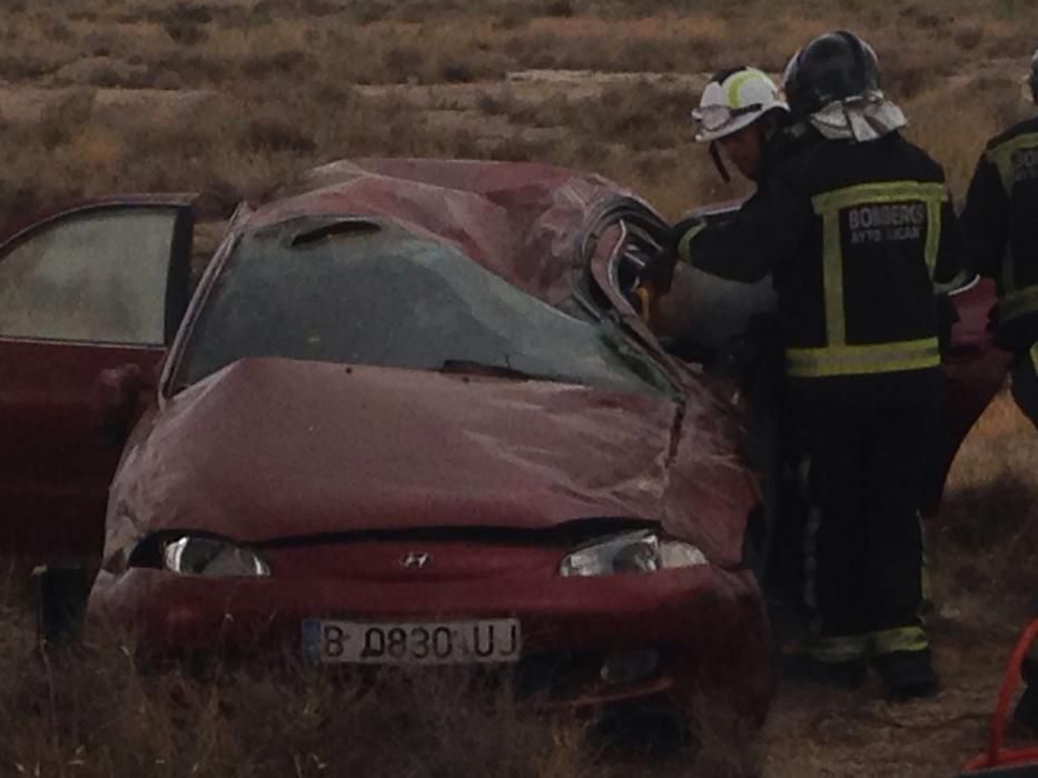 Herido en un accidente de coche en Alicante