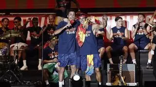 Ferran Torres, el gran héroe de la celebración de la Selección Española