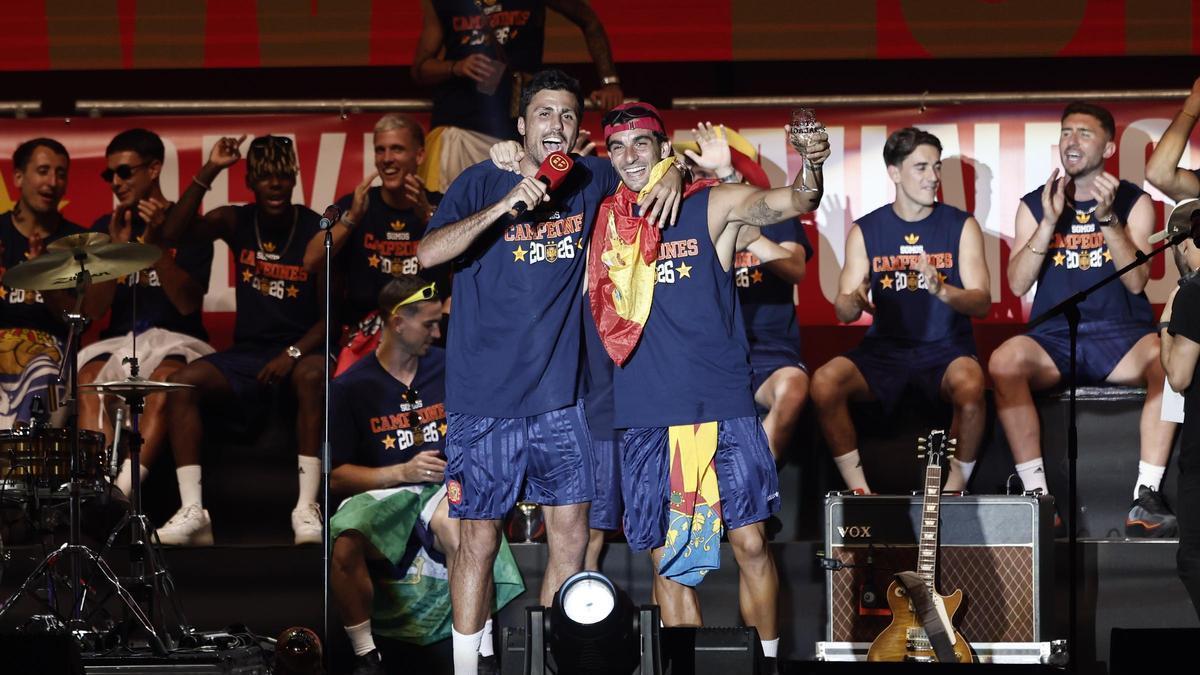 Ferran Torres, el gran héroe de la celebración de la Selección Española