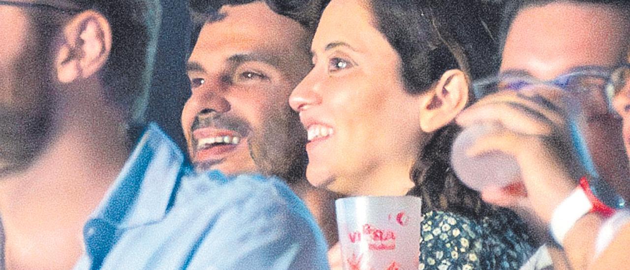 Alberto González Amador e Isabel Díaz Ayuso, durante un concierto en Madrid.