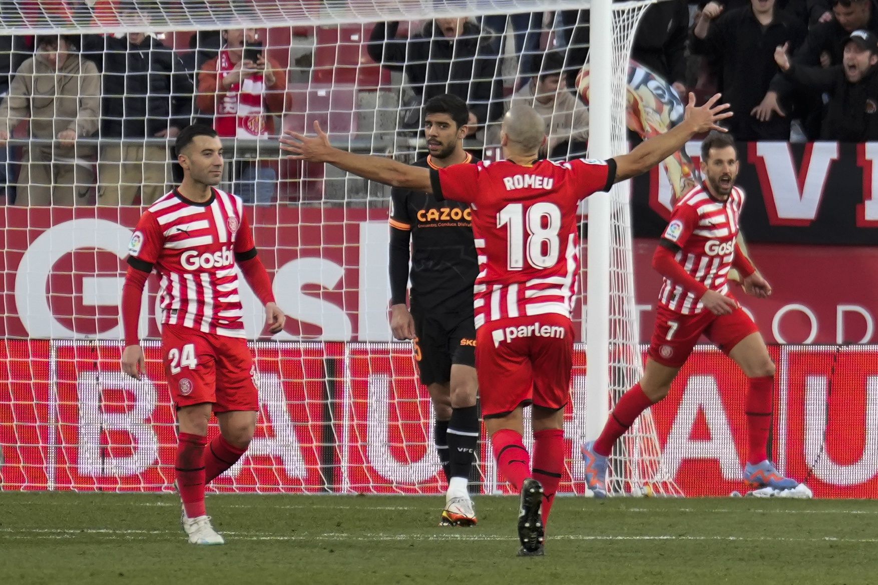 Totes les imatges del partit del Girona contra el València