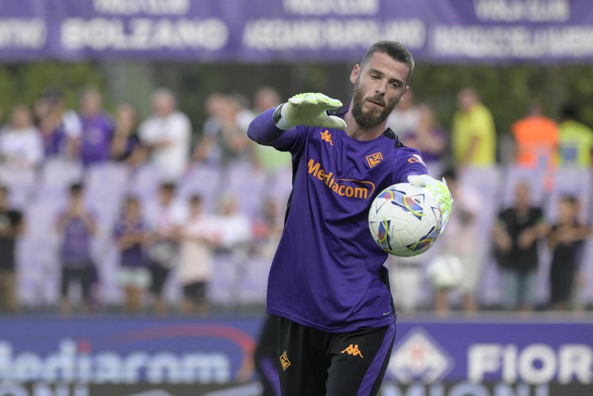 De Gea, portero de la Fiorentina
