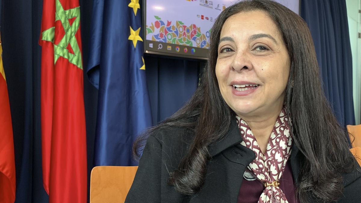 SEVILLA, 10/04/2024.- La embajadora del Reino de Marruecos en España, Karima Benyaich