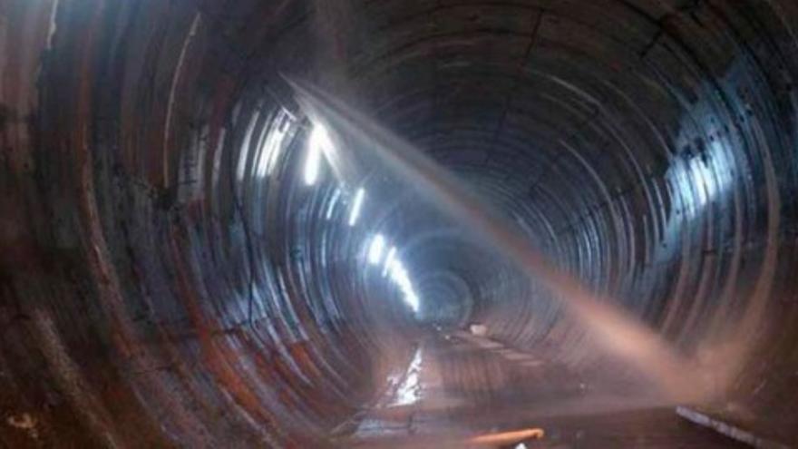 Filtraciones de agua en los túneles de la variante ferroviaria de Pajares