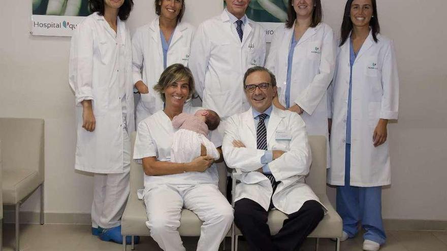 El equipo de profesionales de la Unidad de Reproducción Asistida Grupo Ron del Hospital Quirónsalud de A Coruña.