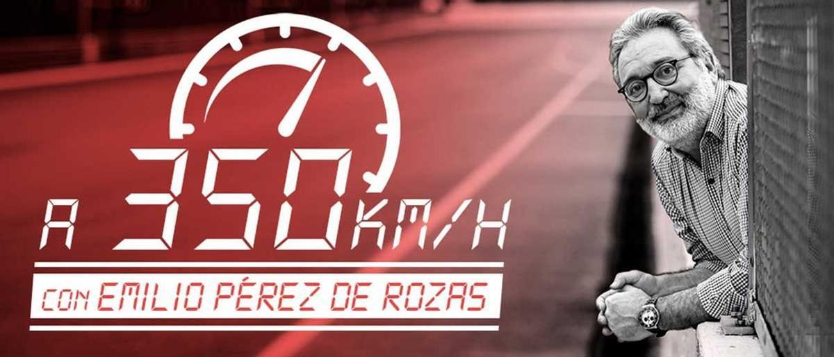 A 350 Km/h con Emilio Pérez de Rozas.