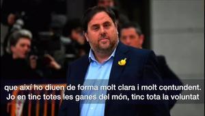 Breu entrevista de Junqueras concedida a RAC-1 des de la presó d’Estremera, de poc més de quatre minuts.