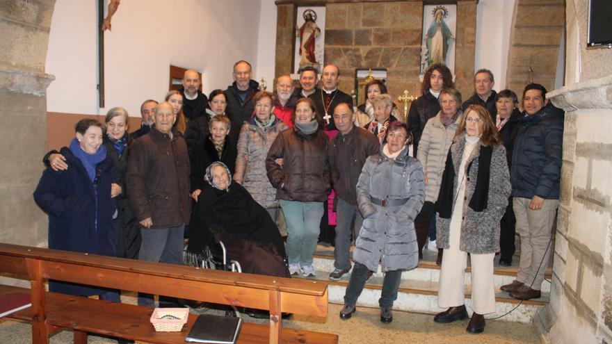GALERÍA | El obispo de Astorga, en el corazón de La Culebra