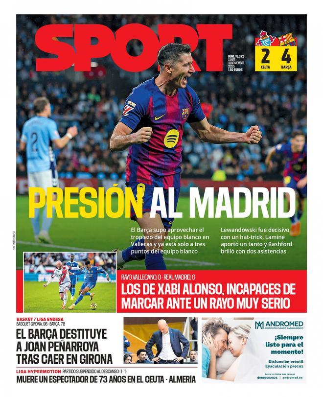 Las portadas de la prensa deportiva de hoy