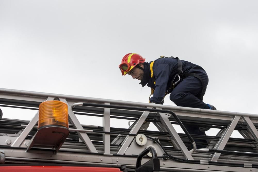 Nuevos bomberos de Oviedo