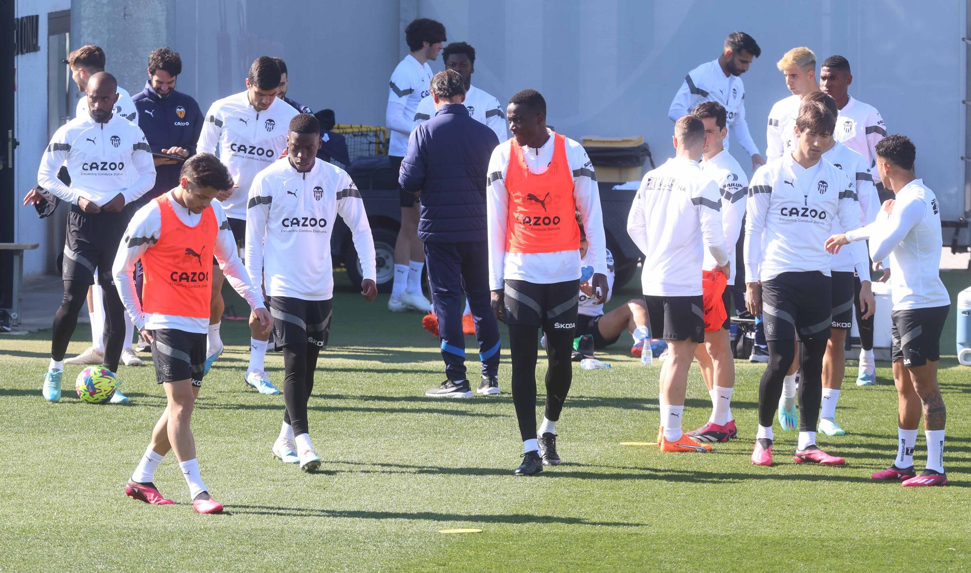 Así ha sido el entrenamiento del Valencia CF de este miércoles