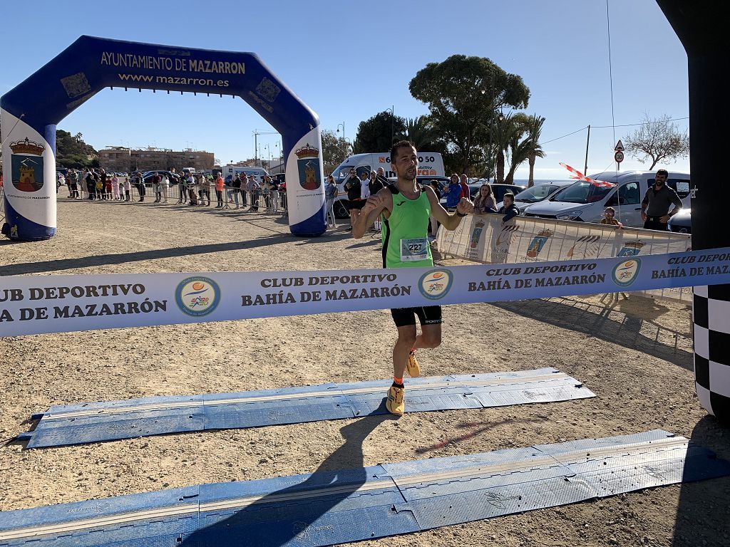 Todas las imágenes del cross por las calas de Bolnuevo, en Mazarrón