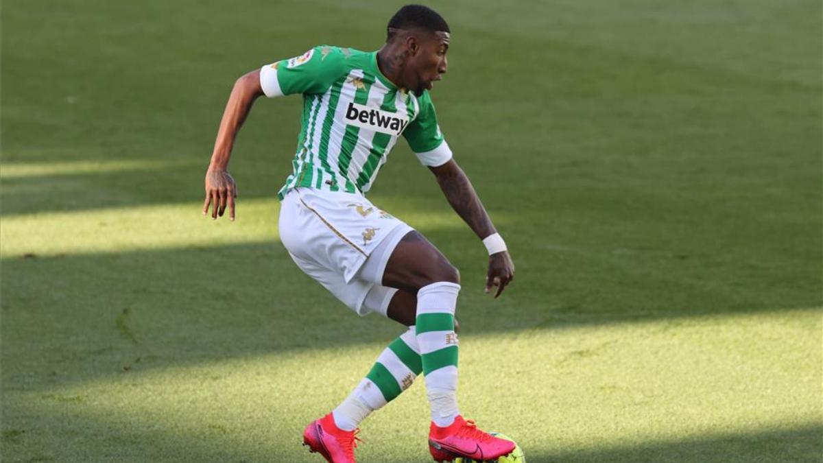 Emerson, en un partido con el Betis