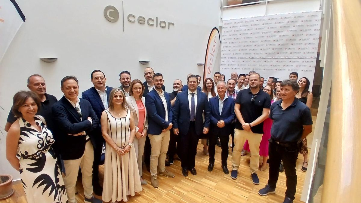 Componentes de la Junta Directiva de Ceclor.