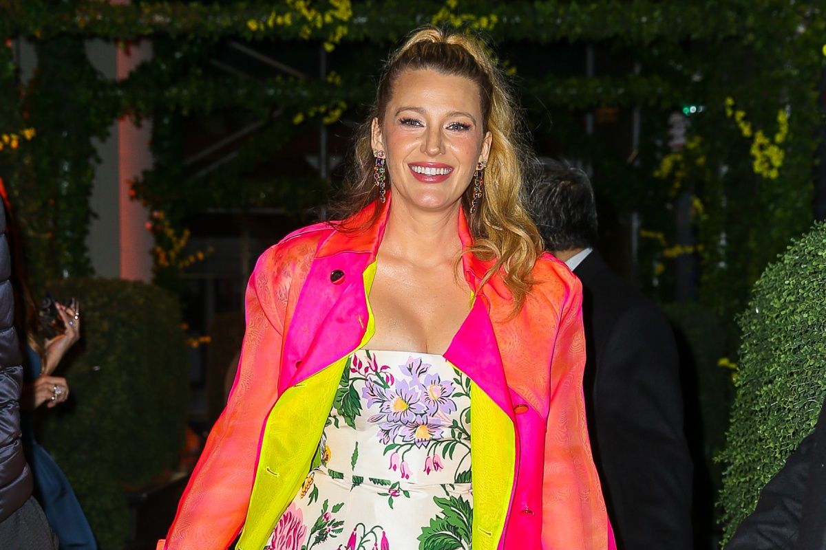 Blake Lively con un look de lo más primaveral