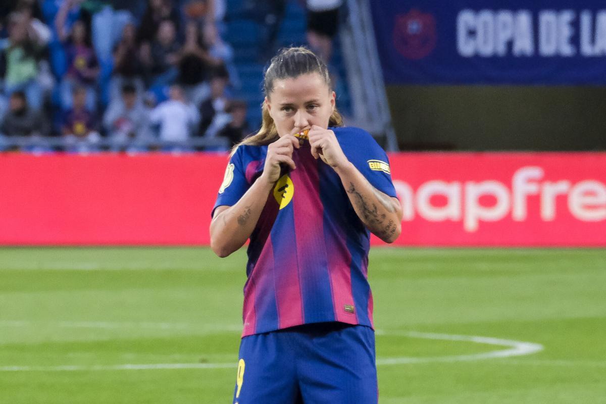 La Final de la Copa de la Reina entre el FC Barcelona y Atlético de Madrid, en el estadio de Gran Canaria