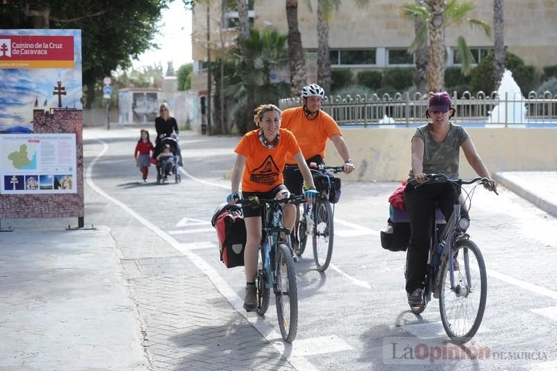 Protesta en bicicleta contra el fracking