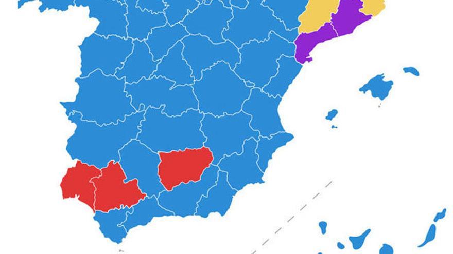 El mapa, por provincias - Levante-EMV