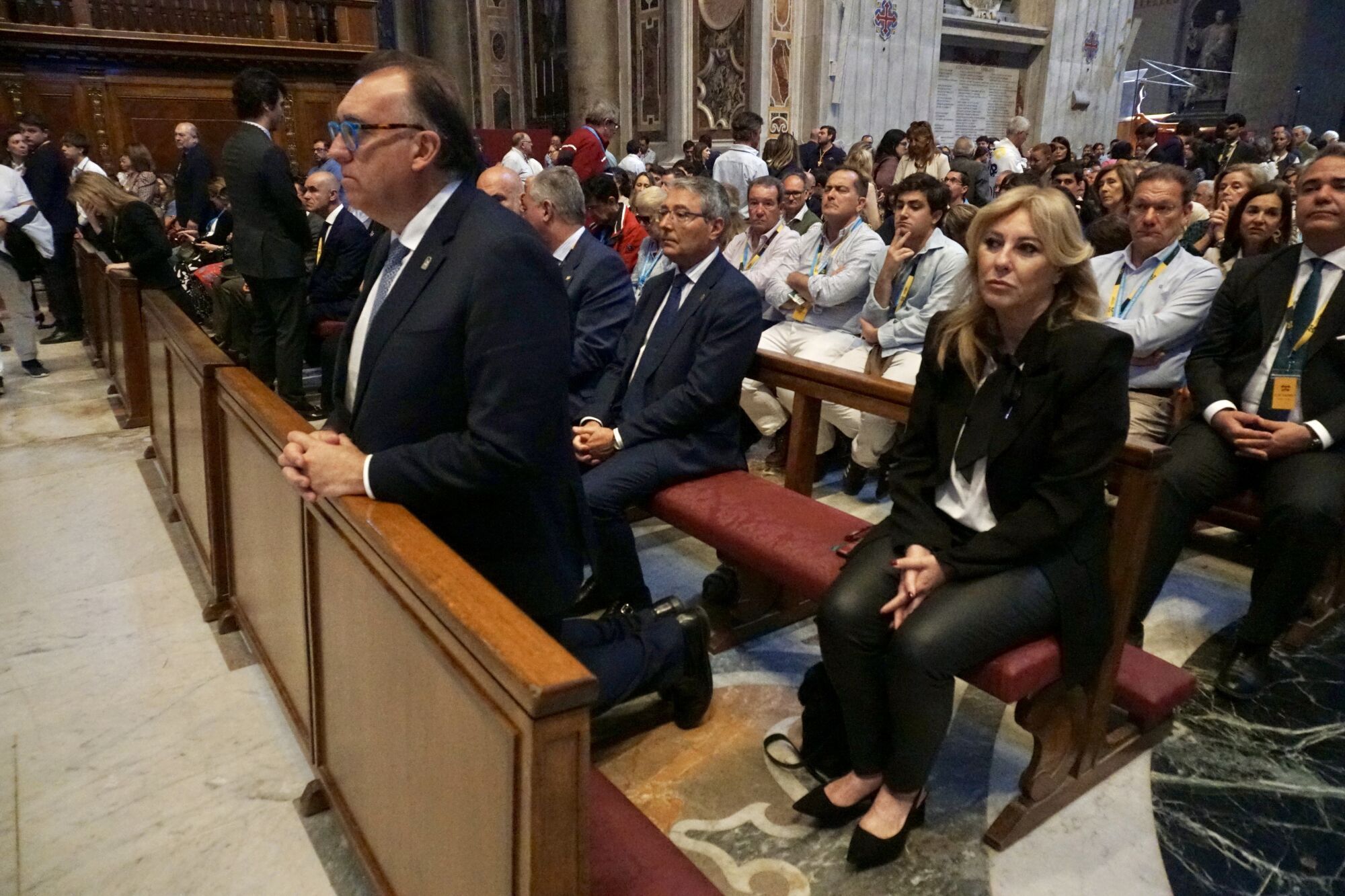 Fotos de la misa de las diócesis de la Esperanza y el Cachorro que abre el Jubileo de las Cofradías en Roma 