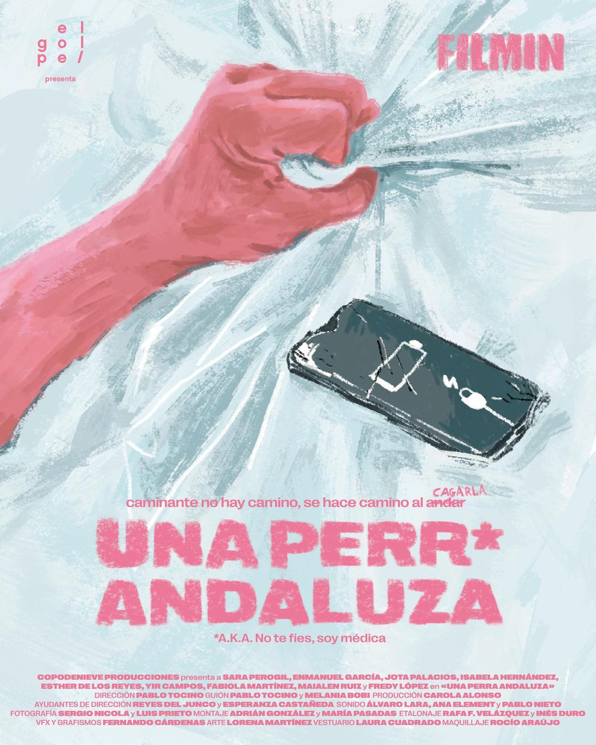 Cartel de 'Una perra andaluz', la serie LGTBIQ+ recientemente estrenada en Filmin.