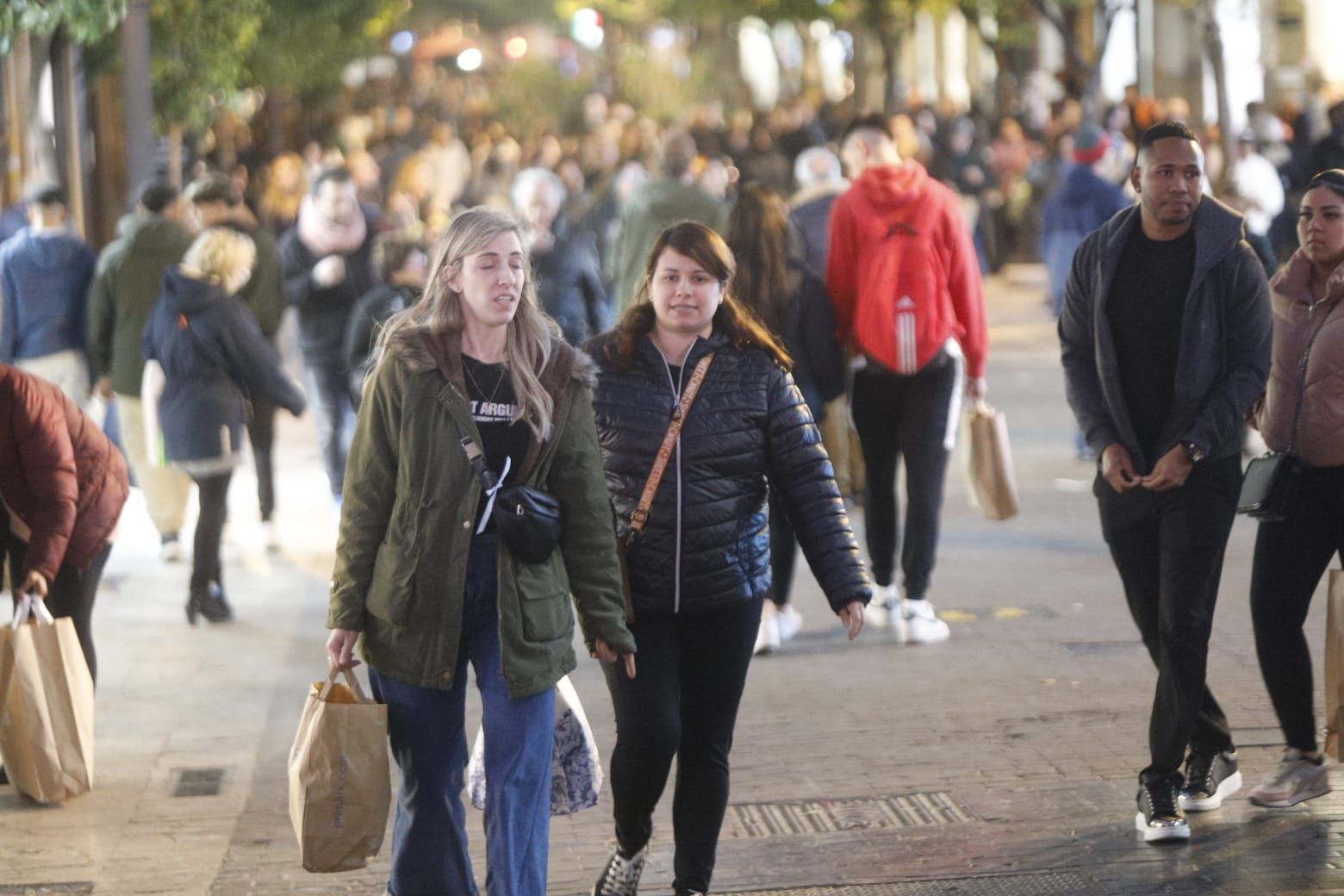 València, a reventar por la Navidad y el buen tiempo