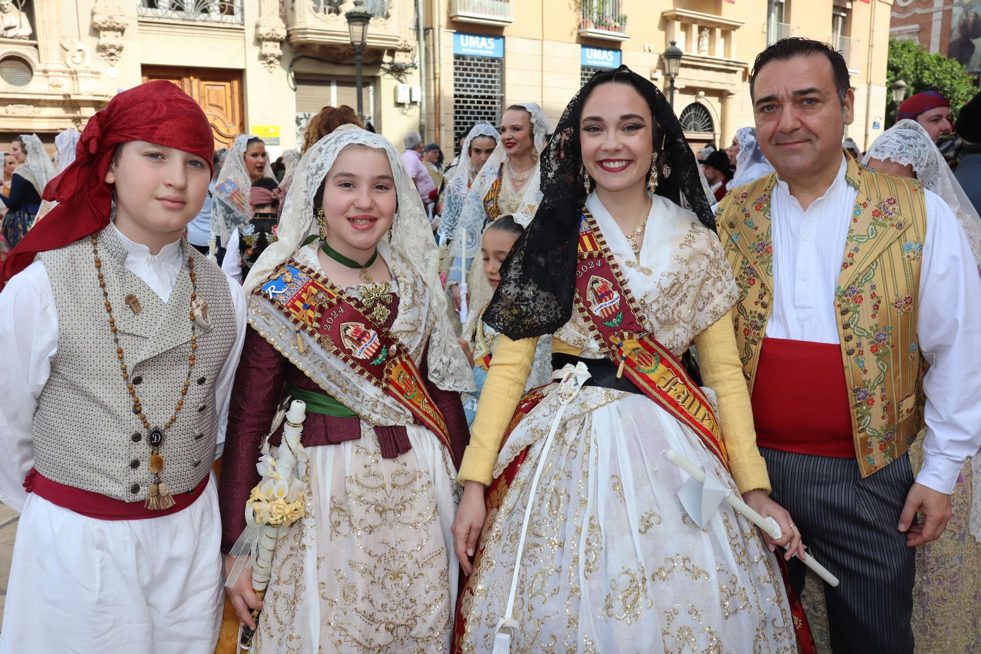 Las comisiones de falla en la Procesión de la Virgen (1/5)