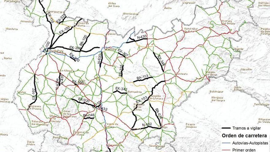 La DGT ubica radares móviles en 60 tramos peligrosos en Extremadura