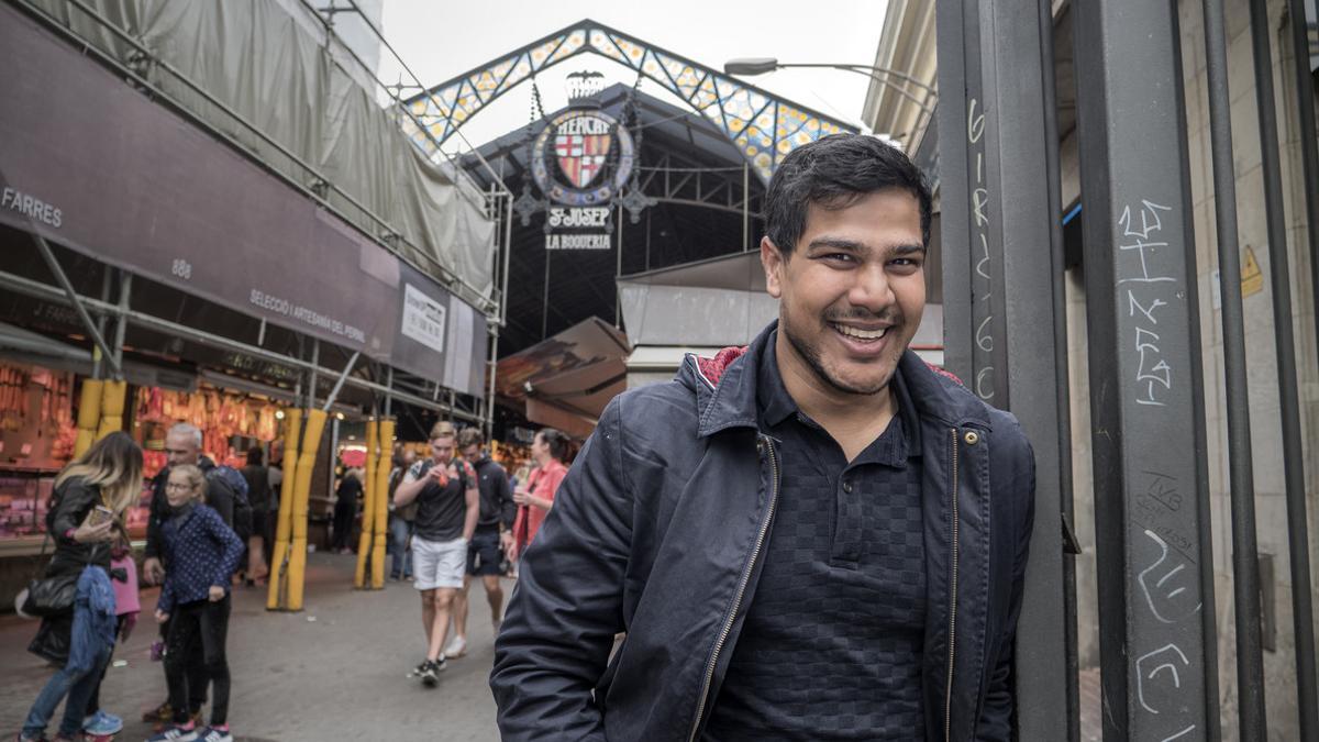 suIván Surinder y la Boqueria, punto de encuentro de chefsrinder