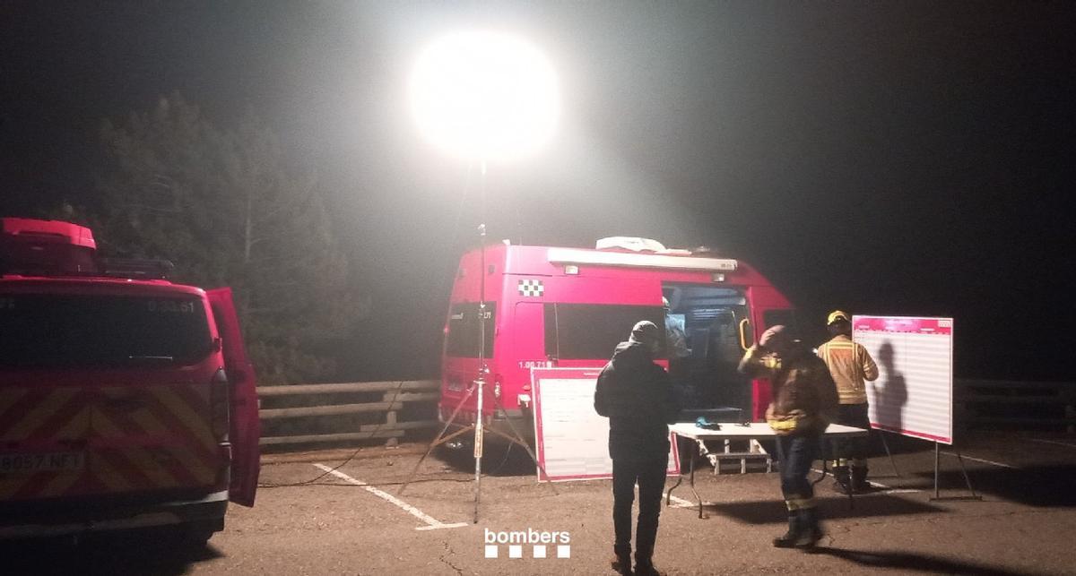 El dispositiu de recerca per trobar l'excursionista desaparegut al Pedraforca aquest dimarts