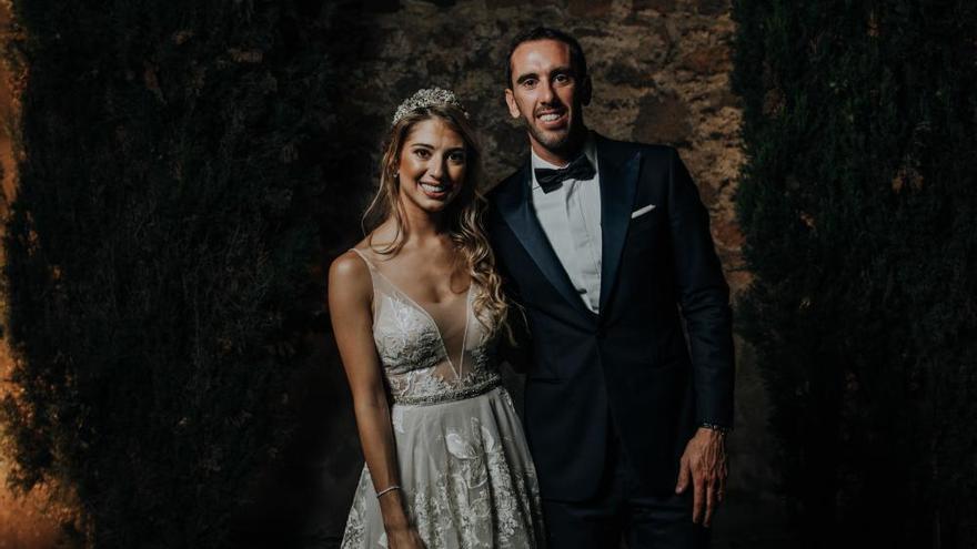 Una ceremonia de ensueño selló la boda de Diego Godín y Sofía Herrera